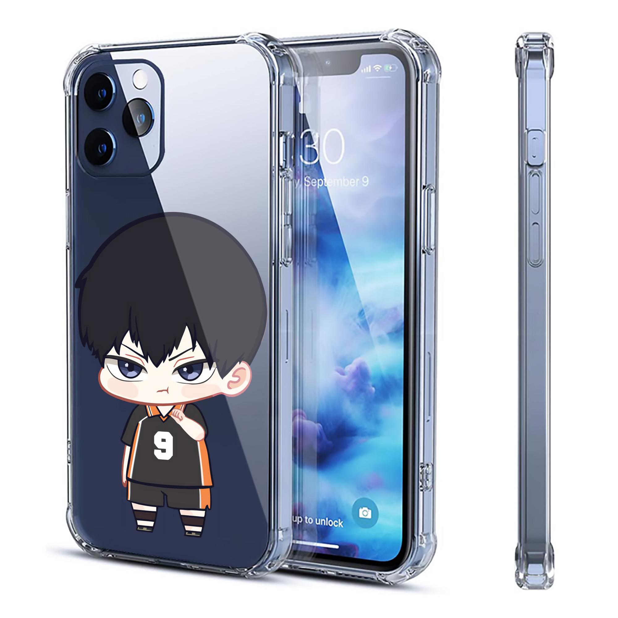 ハイキュー!! Haikyu!! 【iPhone 12シリーズ対応】透明スマホケース（クリアソフトケース）